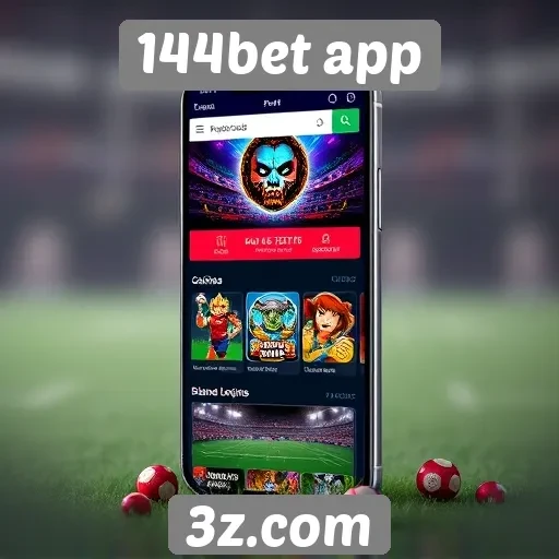 Opções de jogos disponíveis no 144bet app