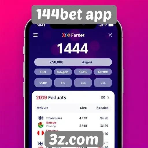 Interface do usuário do 144bet app é amigável